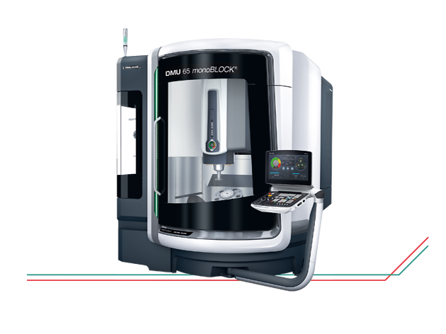 DMG Mori DMU monoBLOCK with Siemens 840D Logo