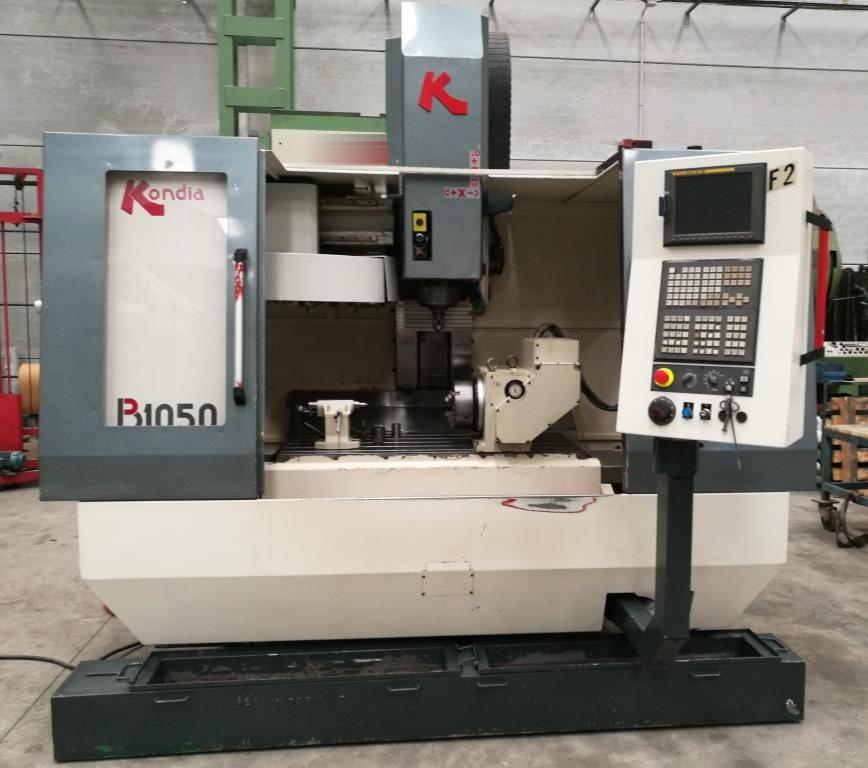 Kondia VMC with Fanuc Logo