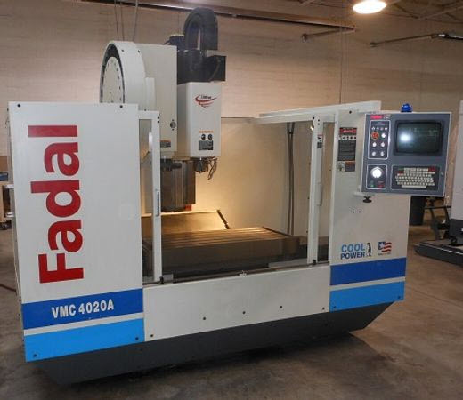 Fadal VMC with 5-Axis Trunnion Logo